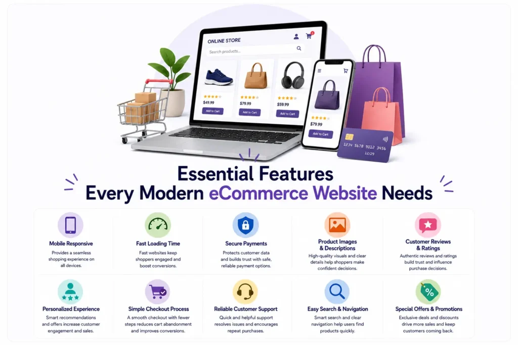 Essential Features Every Modern eCommerce Website Needs